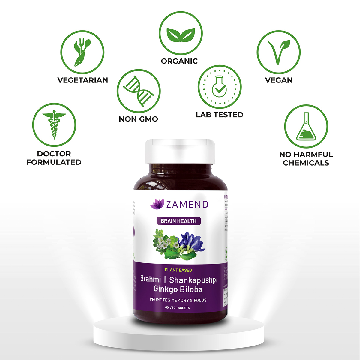 Health tablet for Memory Focus Mood