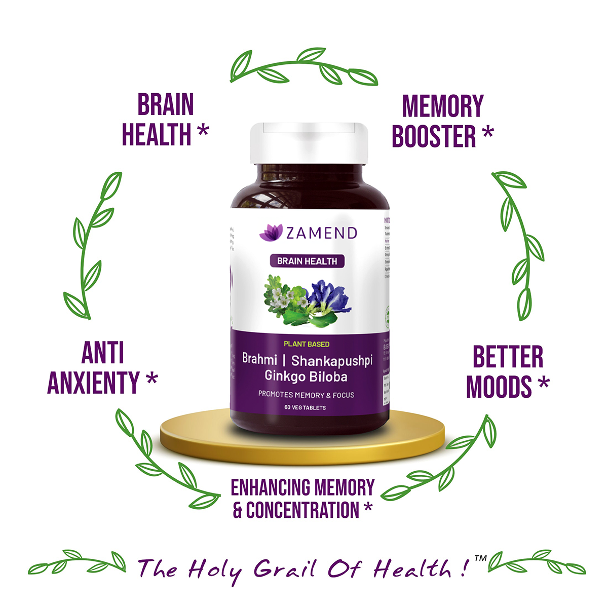 Health tablet for Memory Focus Mood