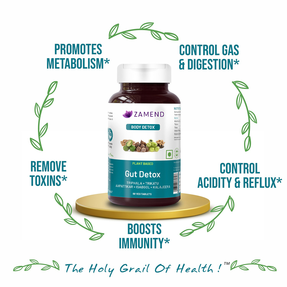 Gut Detox Tablet Health Cleanse Purify