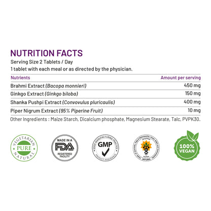 Health tablet for Memory Focus Mood